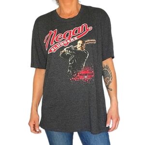 Lootecrate X Large Dark Grey Neegan The Walking Dead Collector Short Sleev Shirt